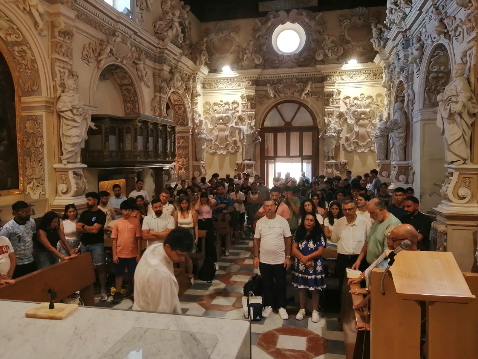 120 giovani in visita al Santuario